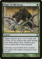Might of Old Krosa - Time Spiral - Magic: The Gathering