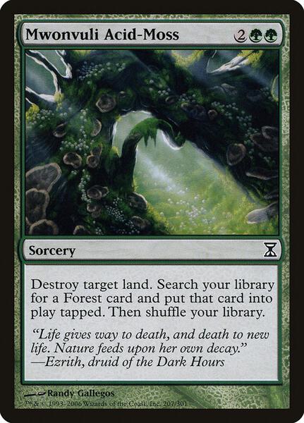 MTG ムウォンヴーリーの酸苔　英語　foil 4枚　パウパー MTG ムウォンヴーリーの酸苔 英語 foil 4枚 パウパー