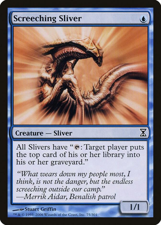 Screeching Sliver - Time Spiral - Magic: The Gathering - TCGplayer.com