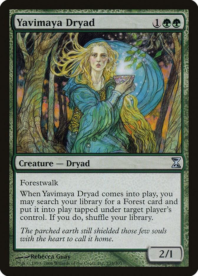 Yavimaya Dryad - Time Spiral - Magic: The Gathering - TCGplayer.com