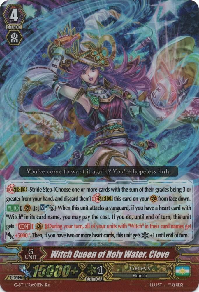 Witch Queen of Holy Water, Clove