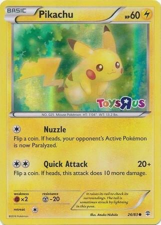 Pikachu - 26/83 (Toys R Us) 026/083 from Miscellaneous Cards & Products