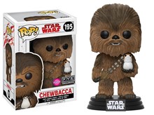 The Last Jedi: Chewbacca (with Porg) (Flocked) (Bobble-Head) (FYE Exclusive)