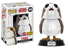 The Last Jedi: Porg (Mouth Open) (Flocked) (Bobble-Head) (Hot Topic Exclusive)