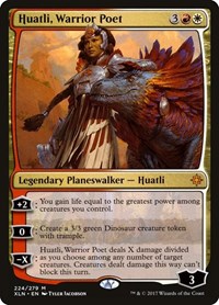 Huatli, Warrior Poet - Ixalan - Magic: The Gathering card