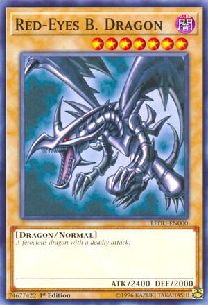YU-GI-Oh! - Carta Collezionabile Red Eyes B. Dragon - Placcata Oro 24k