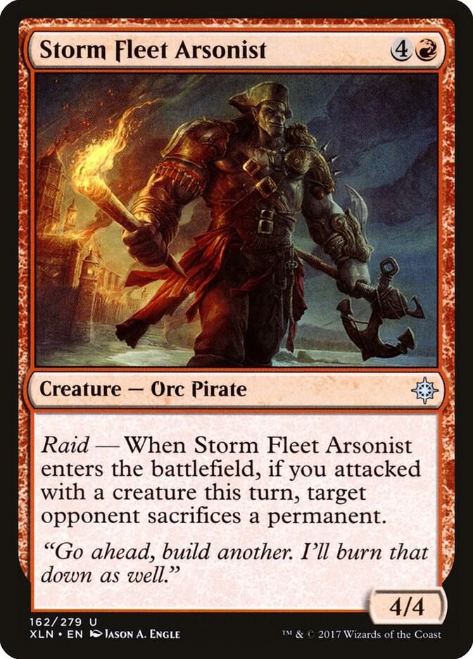 Storm Fleet Arsonist 162 card