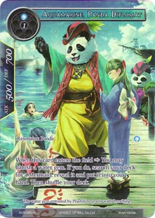 Aquamarine, Panda Diplomat (Full Art)
