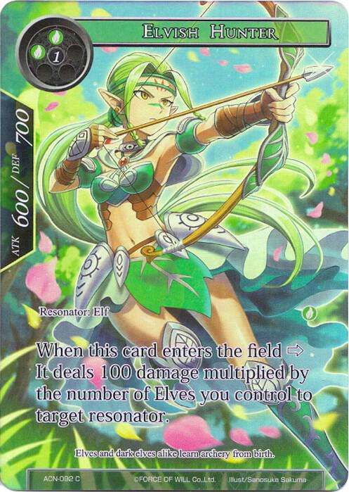Elvish Hunter (Full Art)
