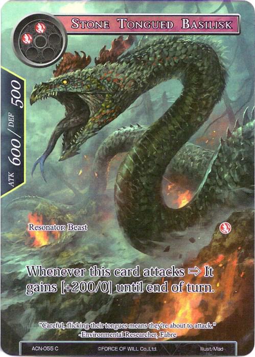 Stone Tongued Basilisk (Full Art)