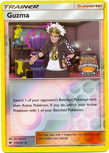 Guzma - 115/147 (Regional Championships) #115/147 from League & Championship Cards Pokemon card image