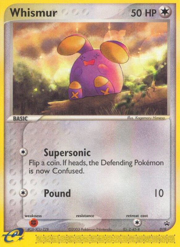 Whismur - 019 (Target Promo) 019 from Nintendo Promos