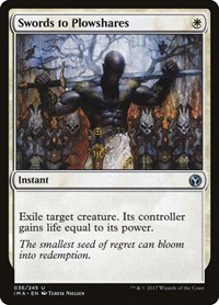 Swords to Plowshares - Iconic Masters - Magic: The Gathering card