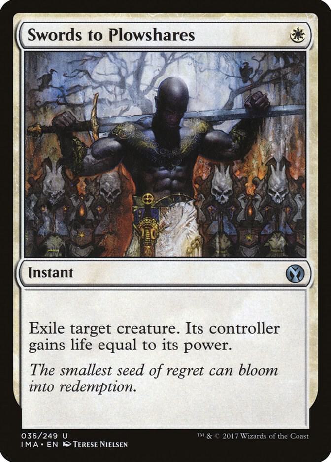 Swords to Plowshares - Iconic Masters - Magic: The Gathering
