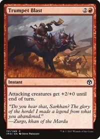 Trumpet Blast - Iconic Masters - Magic: The Gathering card