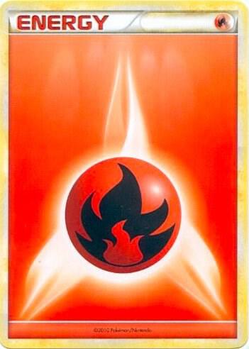 Fire Energy (2010 Unnumbered HGSS Style Non-Holo)  from League & Championship Cards