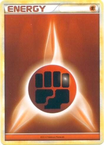 Fighting Energy (2010 Unnumbered HGSS Style Non-Holo)  from League & Championship Cards