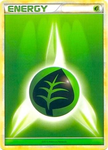 Grass Energy (2010 Unnumbered HGSS Style Non-Holo)  from League & Championship Cards