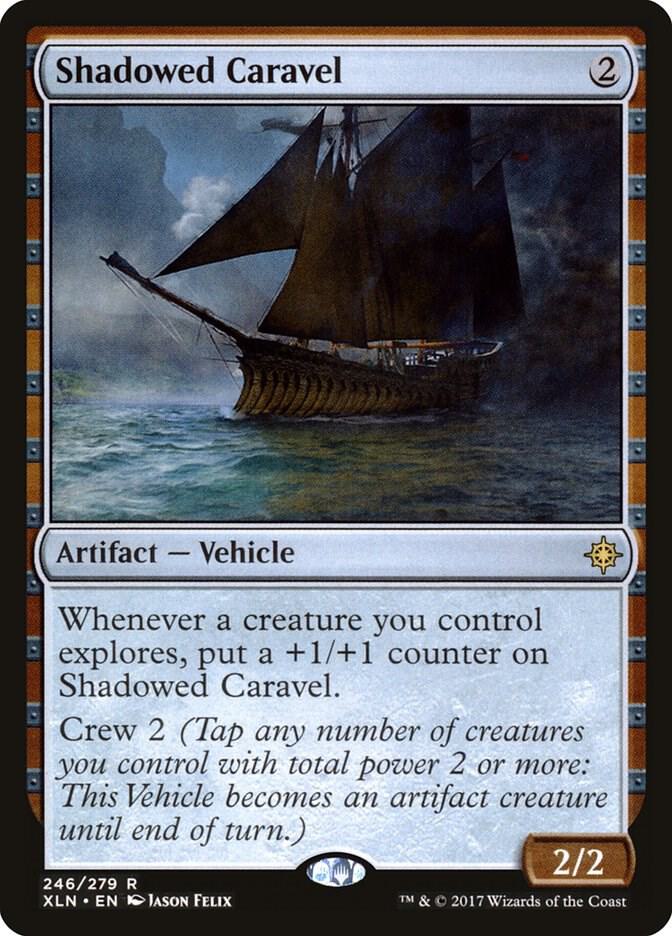 Shadowed Caravel 246 card