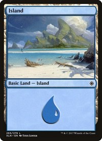Island (265) - Ixalan - Magic: The Gathering card