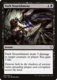 Dark Nourishment - Ixalan - Magic: The Gathering card