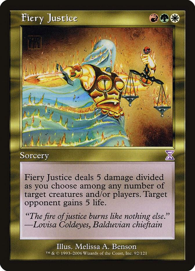 Fiery Justice - Timeshifted - Magic: The Gathering - TCGplayer.com
