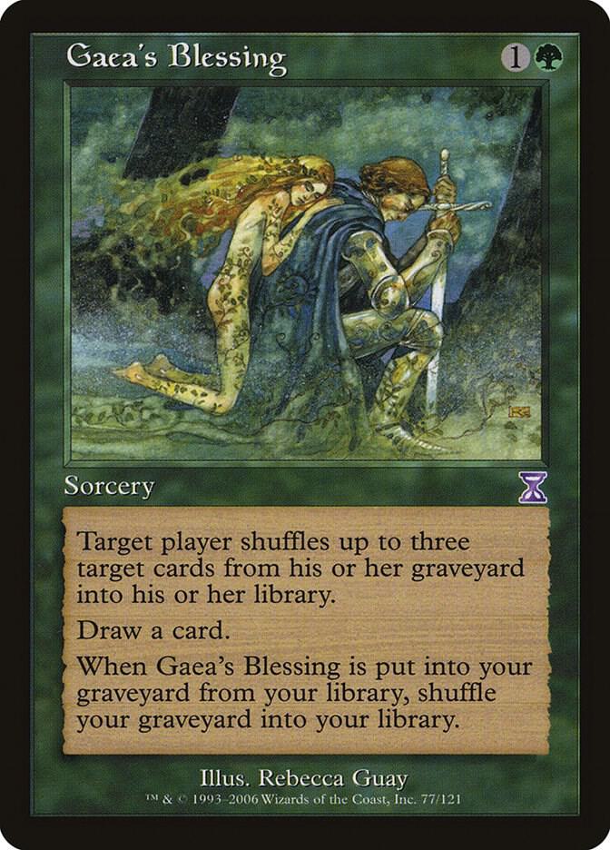 Gaea's Blessing - Timeshifted - Magic: The Gathering Gaea's Blessing - Timeshifted - Magic: The Gathering