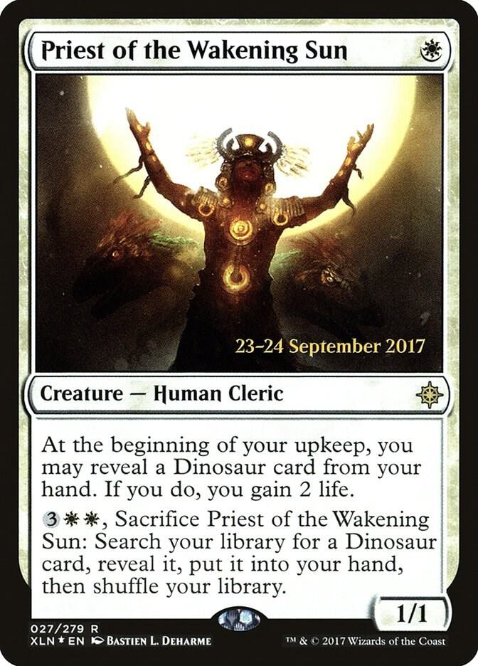Priest of the Wakening Sun #27s — Ixalan Promos