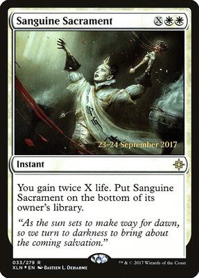Sanguine Sacrament #33 – Prerelease Cards (Rare)