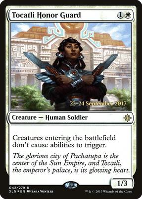 Tocatli Honor Guard #42 – Prerelease Cards (Rare)