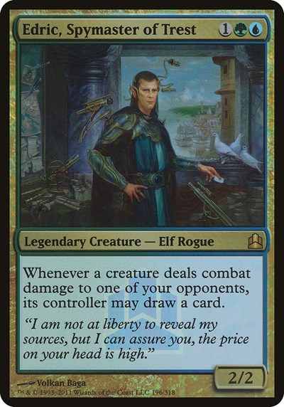 Edric Spymaster of Trest Commander Launch Promo
