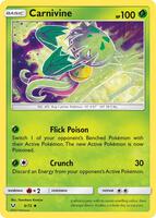 carnivine pokemon card Carnivine - 6/73