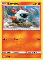 larvesta pokemon card Pokemon Card Larvesta AR 103/86 sv11B Black Bolt Japanese main image 1