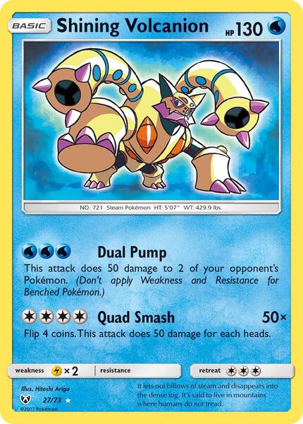 Shining Volcanion card image