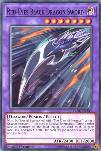 Red-Eyes Black Dragon Sword - Legendary Dragon Decks - YuGiOh