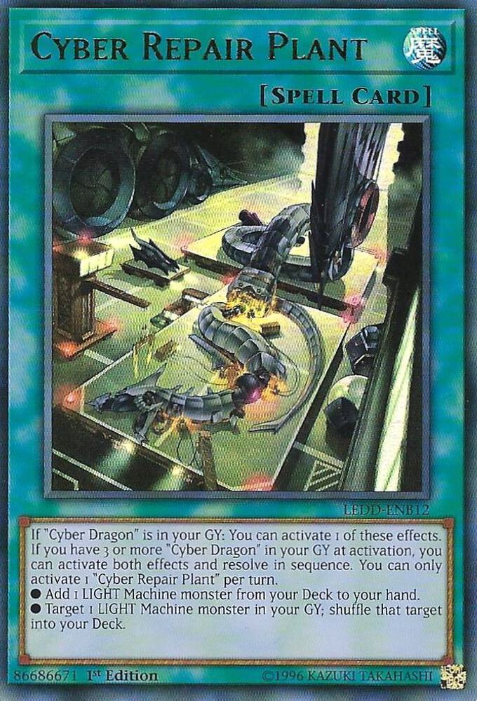 サイバーデッキ Cyber Repair Plant (UR) - Legendary Dragon Decks - YuGiOh