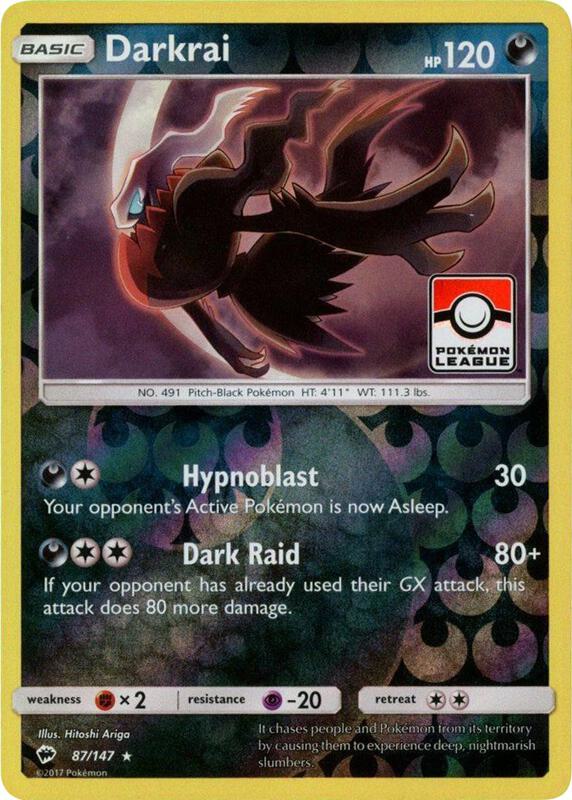 Darkrai - 87/147 (Pokemon League) 087/147 from League & Championship Cards
