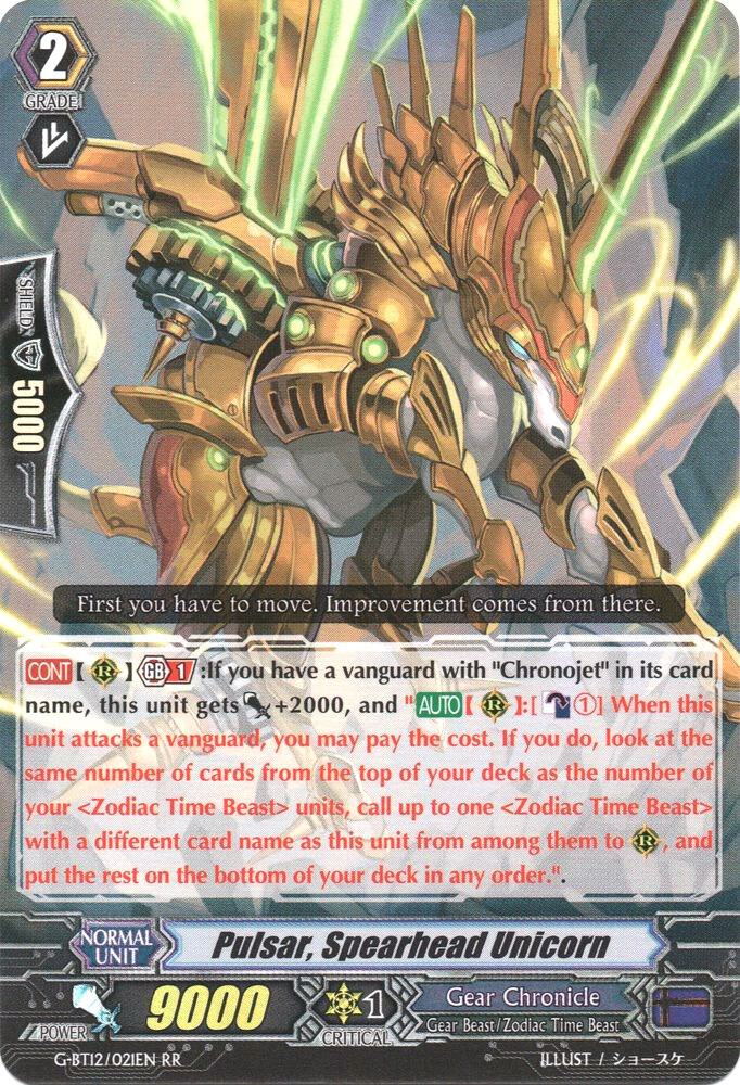 Pulsar, Spearhead Unicorn