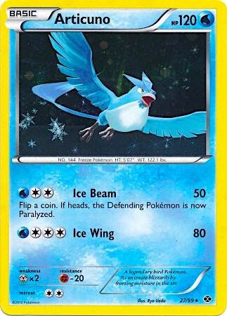 Articuno - 27/99 (Next Destinies) 027/099 from Blister Exclusives