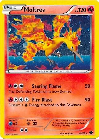 Moltres - 14/99 (Next Destinies) 014/099 from Blister Exclusives