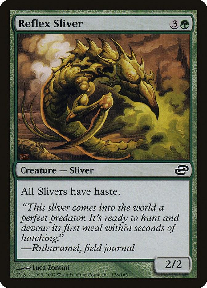 Fragmentado Frenético (Frenetic Sliver) · Planar Chaos (PLC) #157 · Magic The Gathering