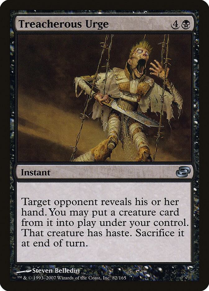 Treacherous Urge - Planar Chaos - Magic: The Gathering - TCGplayer.com