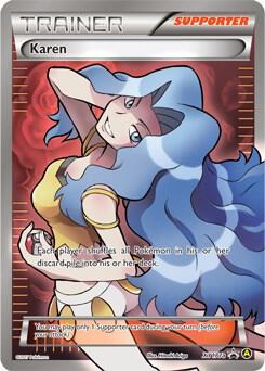 Karen - XY177a XY177a from Alternate Art Promos