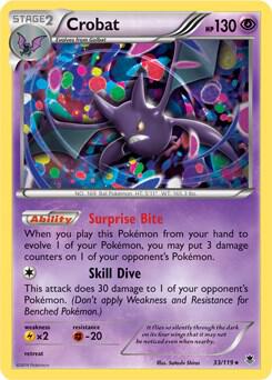 Crobat - 33/119 (Cosmos Holo) 033/119 from Miscellaneous Cards & Products