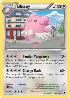 Blissey - 81/119 (Cosmos Holo) 081/119 from Miscellaneous Cards & Products