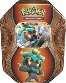 Mysterious Powers Tin [Marshadow GX] from SM - Burning Shadows Pokemon card image