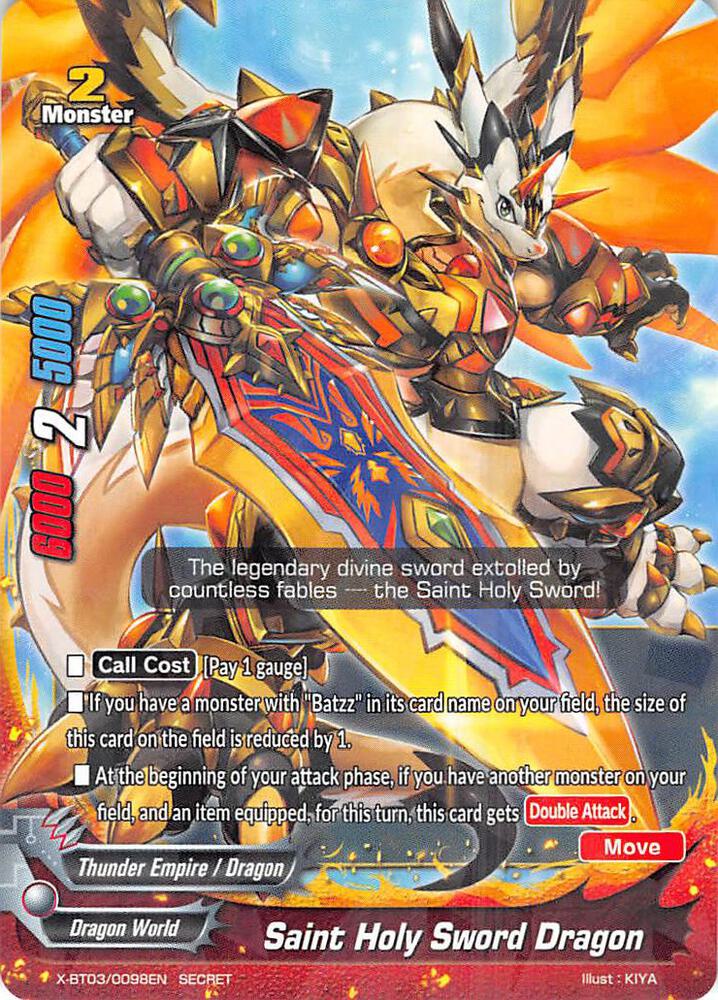 Saint Holy Sword Dragon - Overturn! Thunder Empire!! - Future Card