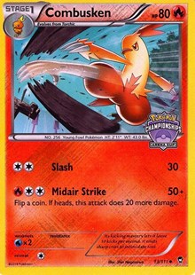 Combusken - 13/111 (Arena Cup Championships) #013/111 from League & Championship Cards Pokemon card image