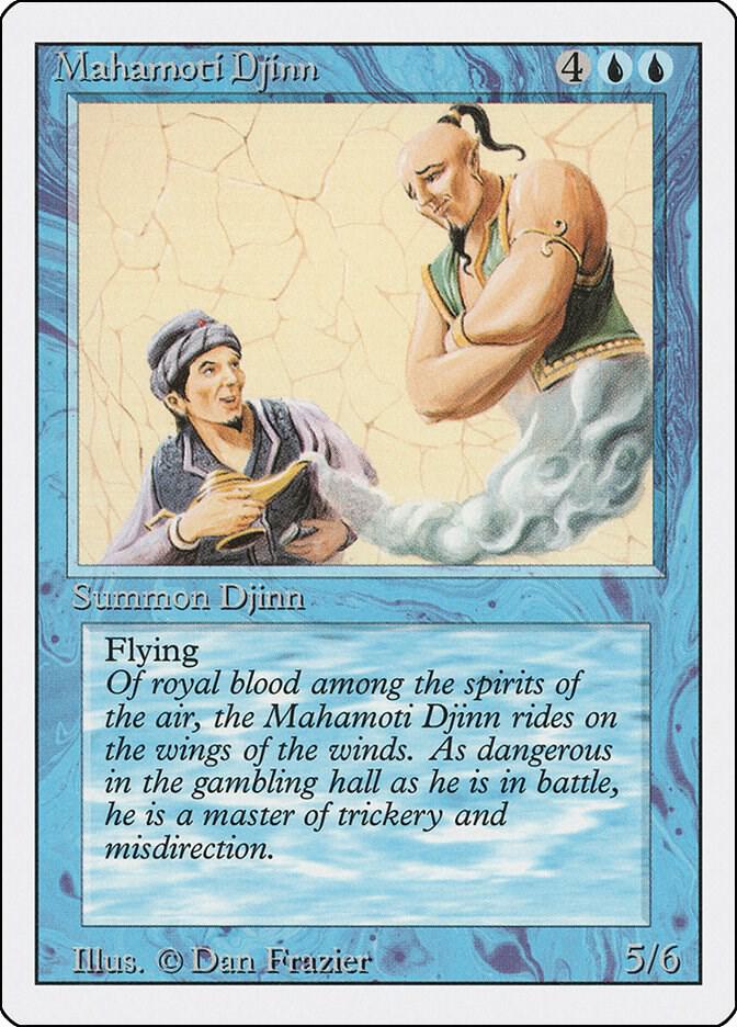 Mahamoti Djinn - Revised Edition - Magic: The Gathering