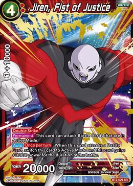 Dragon Ball Super TCG - Jiren, Fist of Justice - Series 2 Booster Union Force - Bt2-029